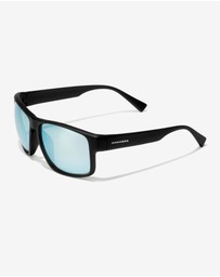 Hawkers Co - HAWKERS - Black Blue Chrome FASTER Sunglasses for Men and Women UV400