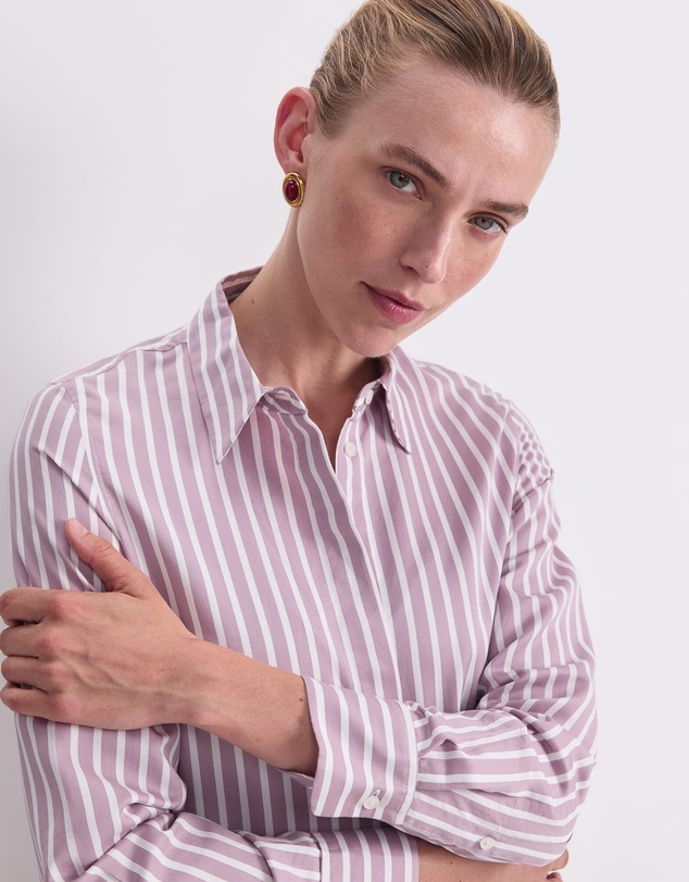 Sportscraft - Hannah Stripe Cotton Silk Shirt