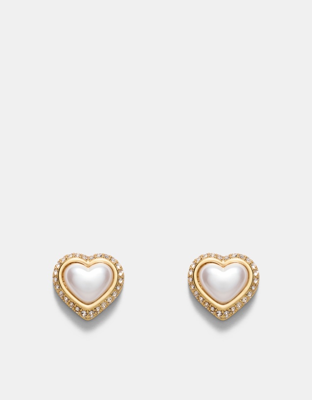 MIMCO - Relic Heart Stud Earrings