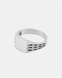 Serge DeNimes - Silver Portcullis Ring