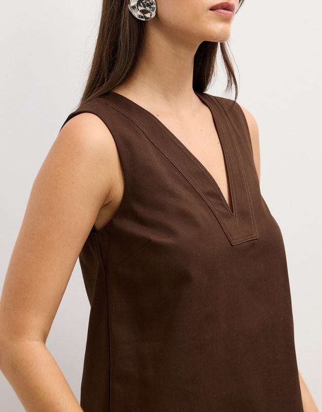 The Fated - Alba V-Neck Mini Dress