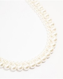 Lovisa - Gold Plated Freshwater Pearl Strand Necklace