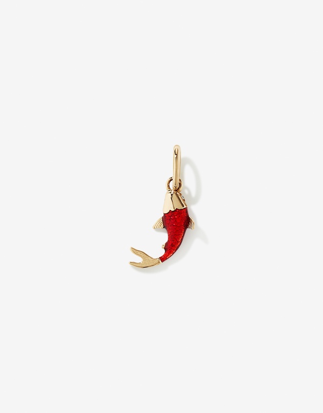 Michael Hill - Koi Fish Pendant with Cubic Zirconia in 10kt Gold