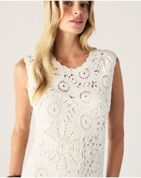 MOS The Label - Anouk Crochet Maxi Dress