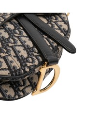 Pre-Loved by Azura Reborn - Pre-Loved Mini Oblique Canvas Saddle Bag