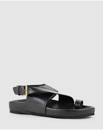 Edward Meller - TAMRYN Crossover Sandal with Toe Thong