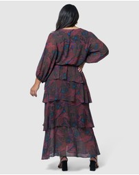 Pink Dusk by Curve Project - Temptress Maxi Dress