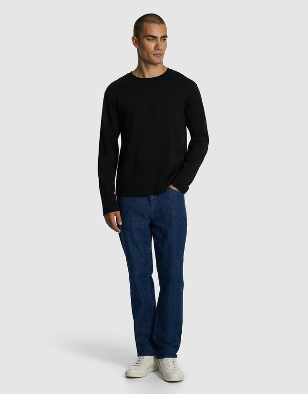 yd. - Zander Long Sleeve Mercerised Cotton Tee