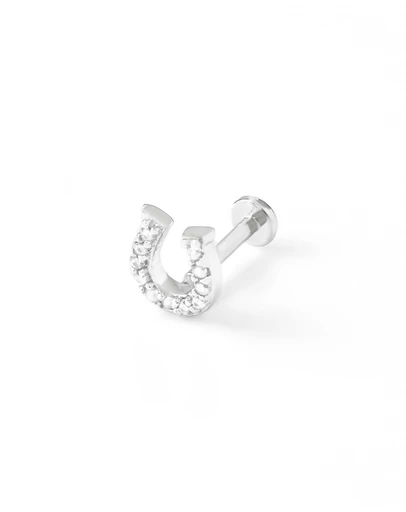 Wanderlust + Co - Lucky Flat Back Earring