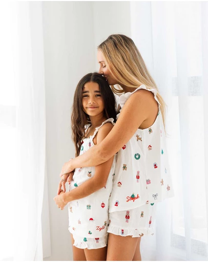 Cotton On Kids - Adults Babydoll Family Christmas Pj Set