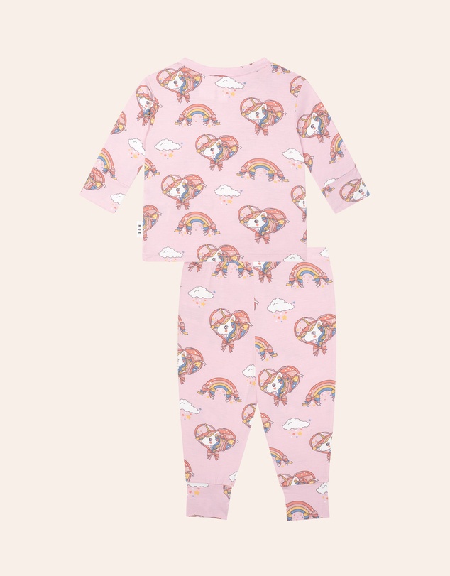 Huxbaby - Whimsical Unicorn Pyjama Set - Babies-Kids