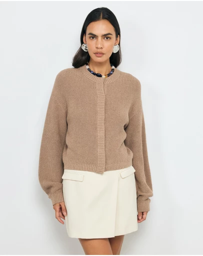AERE - Tola Cotton Cashmere Cardigan