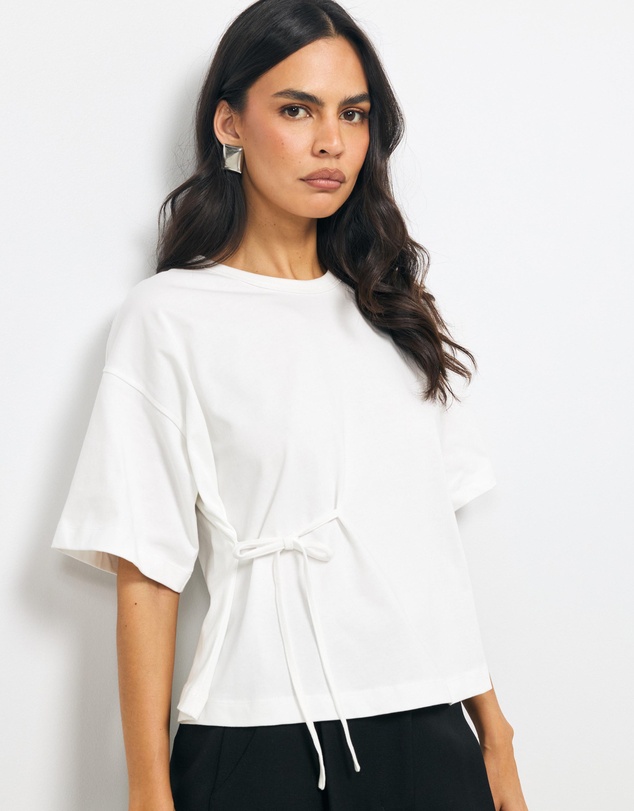AERE - Cotton Tie T-Shirt