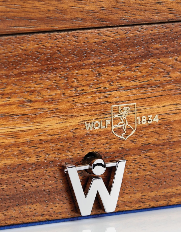 Wolf - Wolf Ballet Musical Jewellery Box - Swan Lake Walnut Wood