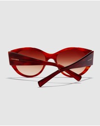 Hawkers Co - HAWKERS - Havana Brown MIRANDA Sunglasses for Men and Women UV400