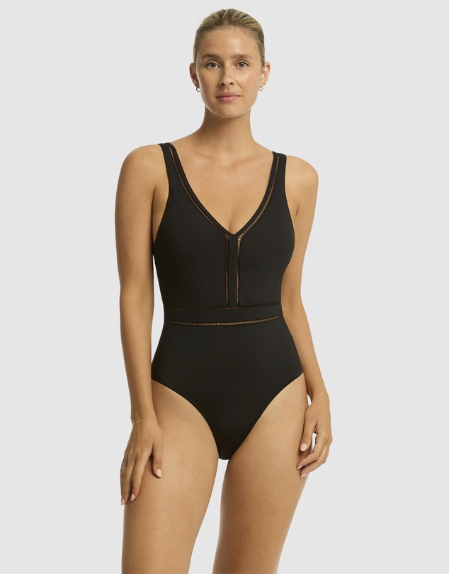 Sea Level Australia - Essentials Spliced Waisted One Piece