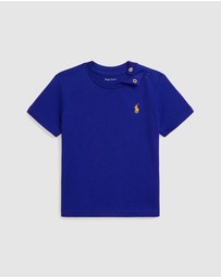 Polo Ralph Lauren - Cotton Jersey Crewneck Tee - ICONIC EXCLUSIVE - Babies