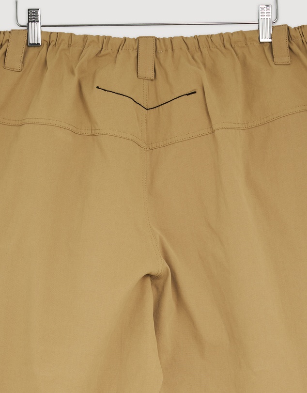 Revibe - Repaired Bassike Drawstring Detail Pull On Pants - Brand Sizing-3