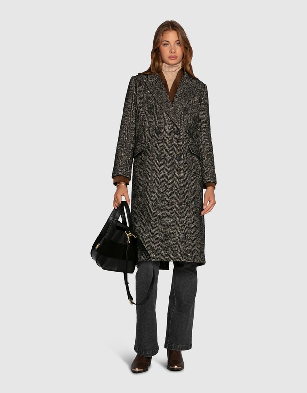 Belle & Bloom - Wherever I Go Tweed Coat