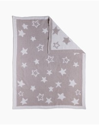 Living Textiles - Chenille Blanket - Galaxy Grey