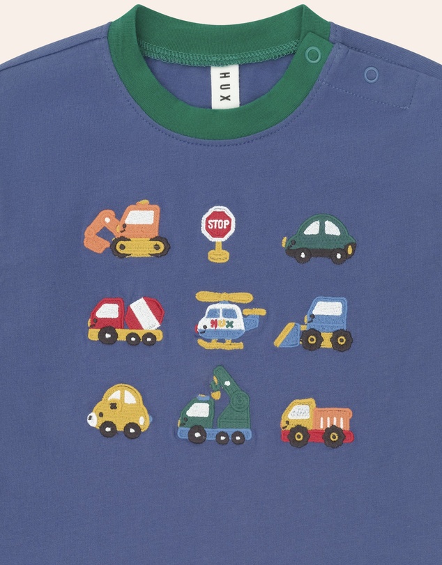 Huxbaby - Colour Block Construction Top - Babies-Kids