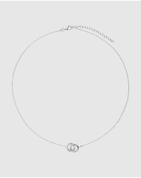Najo - Embrace Silver Necklace (42cm+ext)