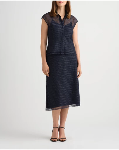David Lawrence - Rosette Lace Skirt