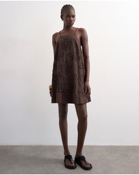 TOPSHOP - Tsmia Trapeze Mini Dress Wvn