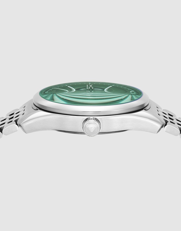 Emporio Armani - Silver Tone Analogue Watch