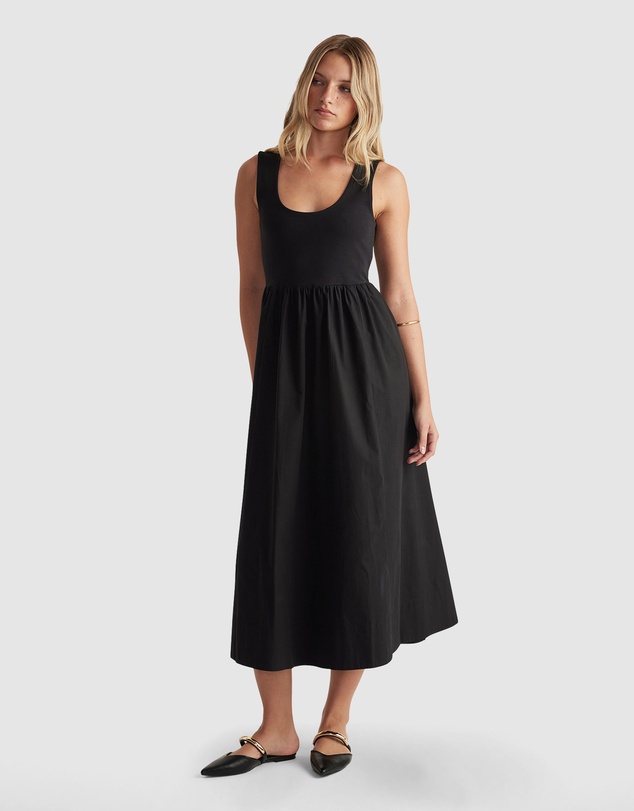Decjuba - Lucie Spliced Midi Dress
