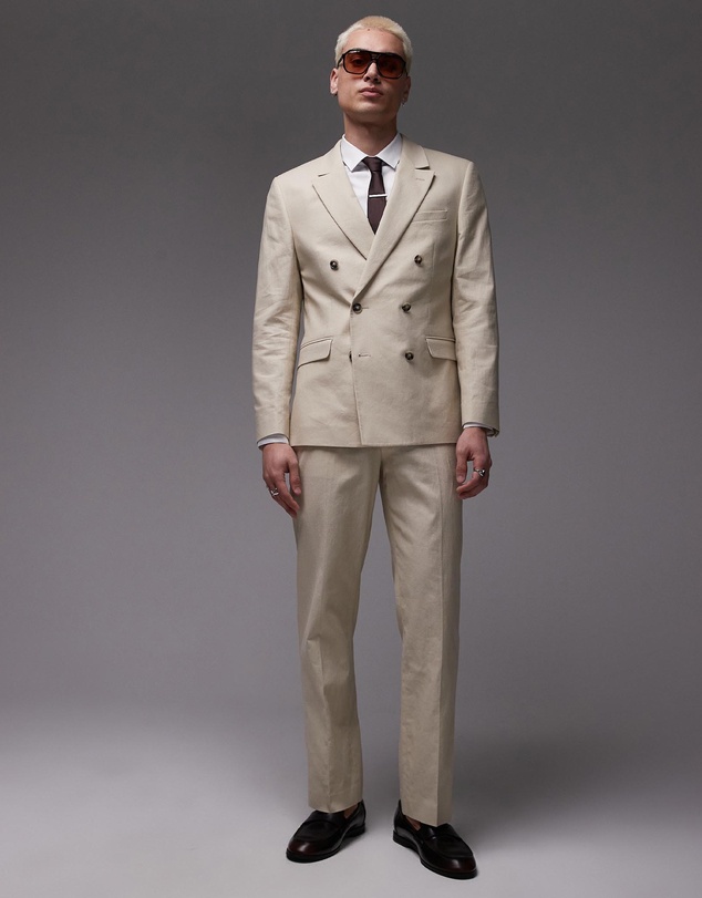 Topman - Straight Suit Trousers
