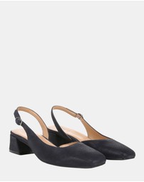 Naturalizer - Jayla Slingback Heeled Sandal - Istmo Navy