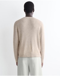 COS - Cashmere-Linen Henley T-Shirt