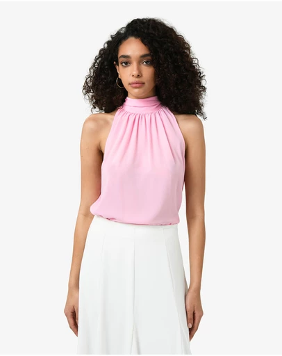 Forcast - Shelby Draped Sleeveless Top