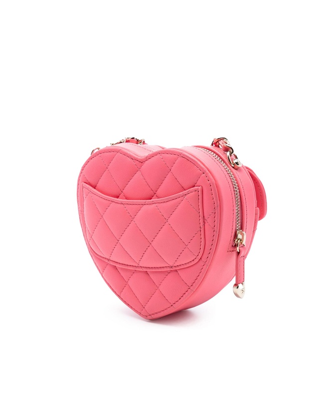 Pre-Loved by Azura Reborn - Pre-Loved Mini Lambskin CC in Love Heart Crossbody