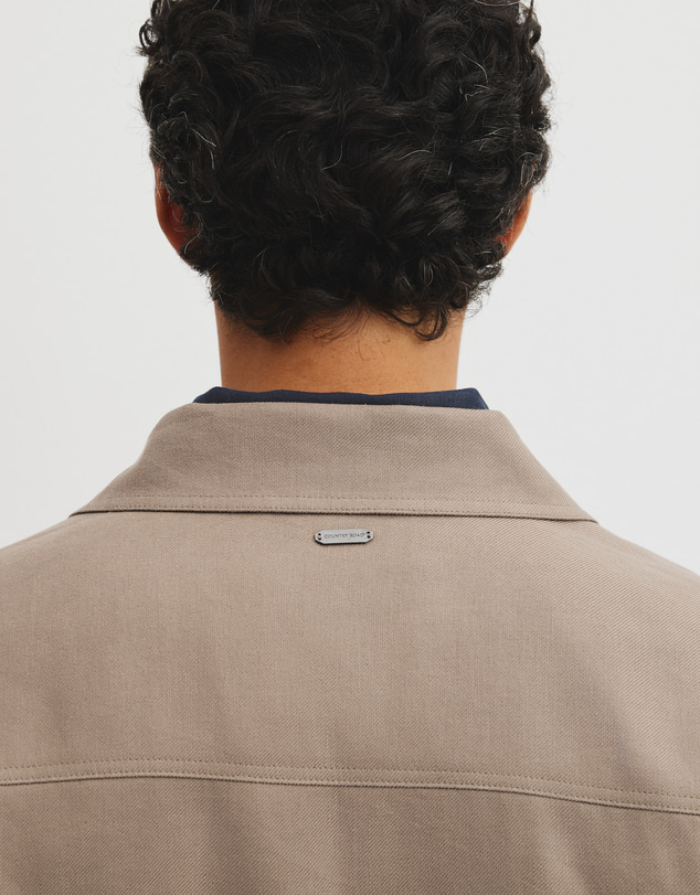 Country Road - Cotton Linen Blend Zip Through Jacket