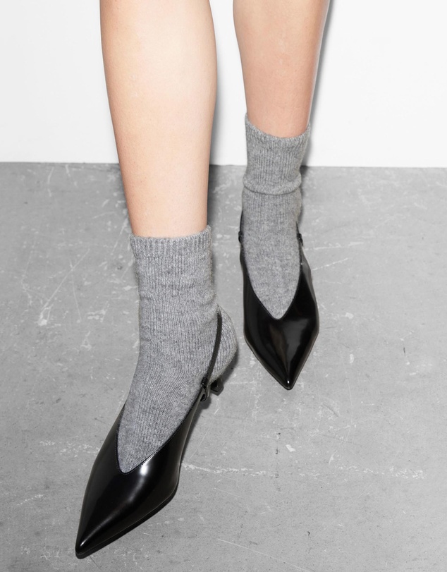 & Other Stories - Classic Leather Slingback Pumps