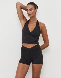 Pinky & Kamal - Front Wrap Bodice Tank