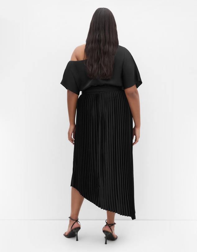 City Chic - Payton Pleat Midi Dress