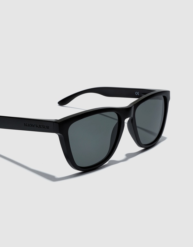 Hawkers Co - Polarized Dark Black One Raw Sunglasses for Men and Women UV400