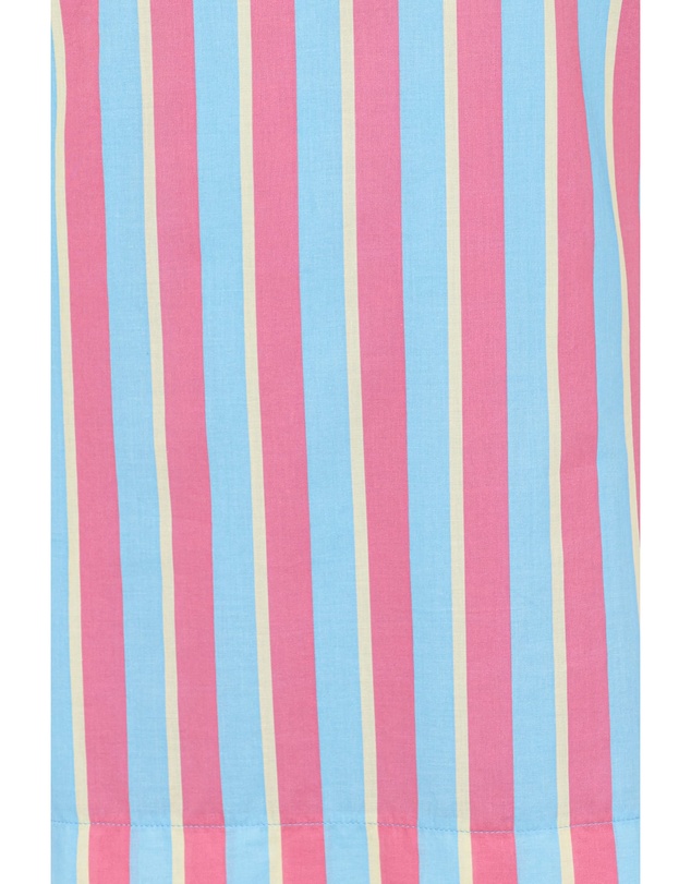 Petal & Pup - Benito Mini Dress - Aqua Pink Stripe