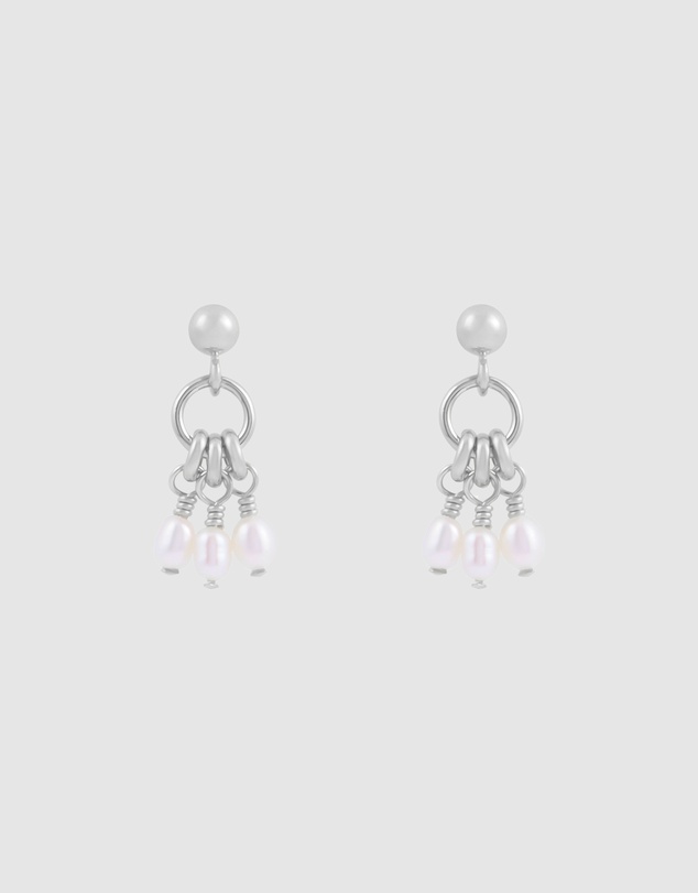 Alana Maria - Mila Freshwater Pearl Earrings - Sterling Silver