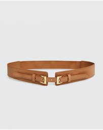 Belle & Bloom - London Fog Leather Waist Belt