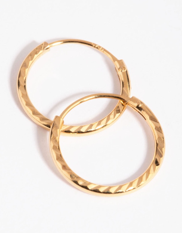 Lovisa - Gold Plated Sterling Silver Ball Stud & Hoop Earring Pack