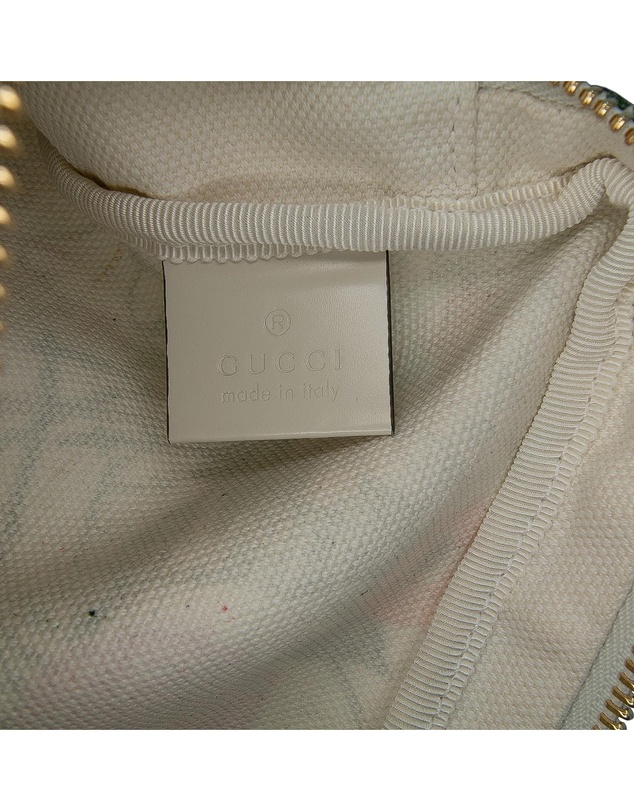 Pre-Loved by Azura Reborn - Pre-Loved Cutout Leather and Flora Canvas Infinity Crossbody