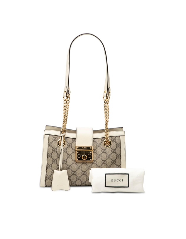 Pre-Loved by Azura Reborn - Pre-Loved Small GG Supreme Padlock Tote