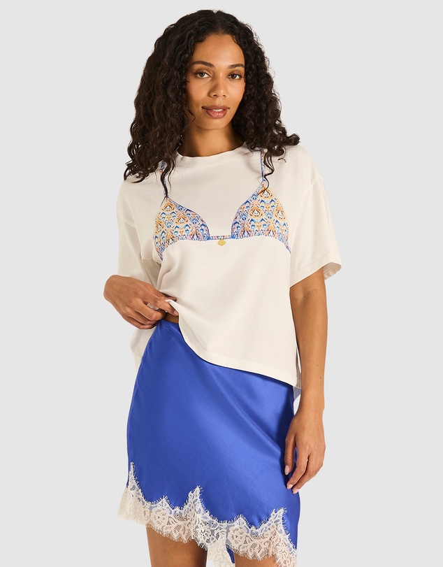 Tigerlily - Cobalt Azura Blake Mini Skirt