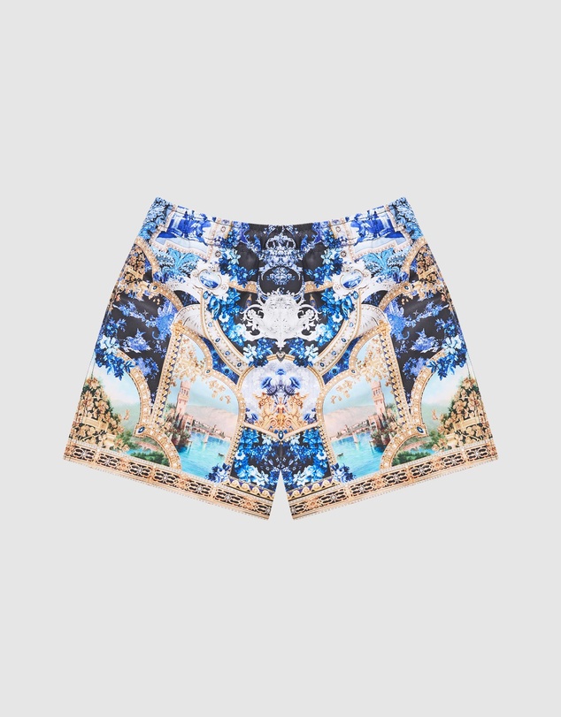 Camilla - Mid Length Boardshorts W Elastic Waist - Kids-Teens