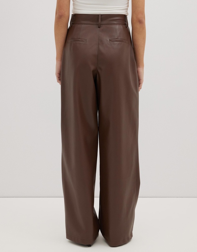 Dazie - Game Changer Pleated PU Pants