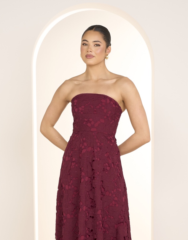 Pilgrim - Nellie Strapless Midi Dress